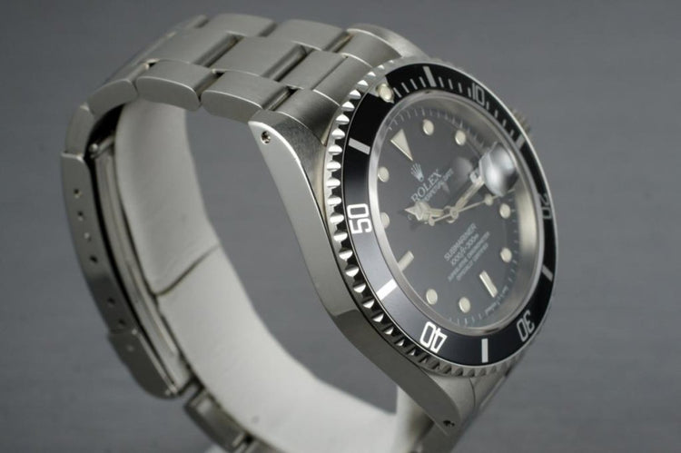 1991 Rolex Submariner 16610 with Box and Papers
