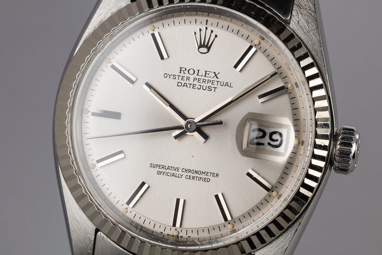 1975 Rolex DateJust 1601 Silver Dial