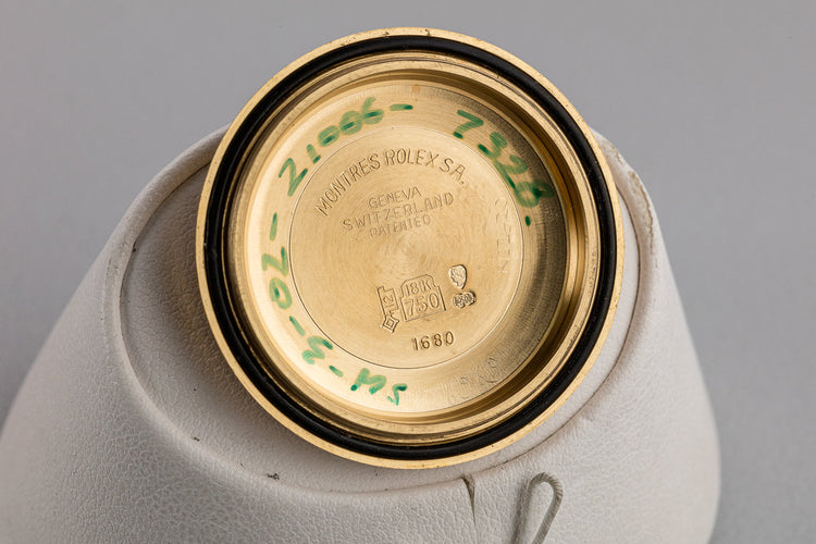 1978 Rolex 18K YG Submariner 1680 with Black Nipple Dial