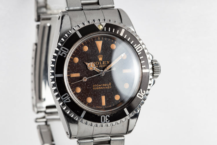 1965 Rolex Submariner 5513 with Tropical Gilt Dial