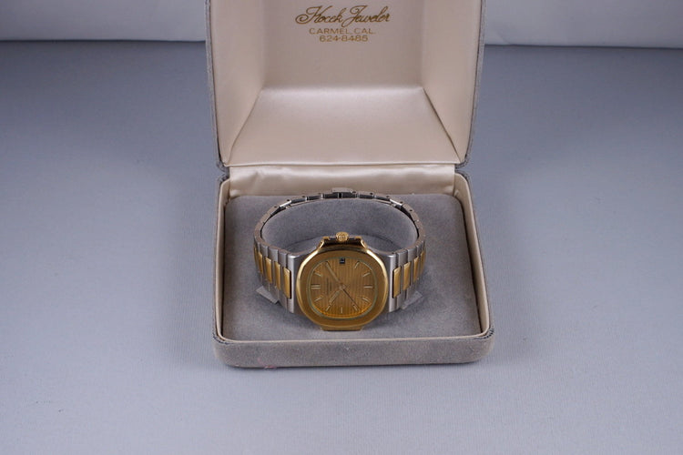 Vintage Patek Philippe Two Tone Nautilus 3800