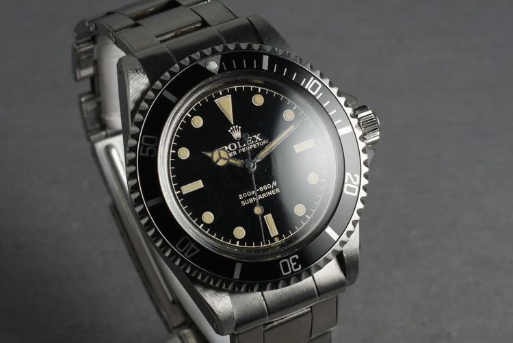 1963 Rolex Submariner 5512 PCG with Glossy Chapter Ring Dial