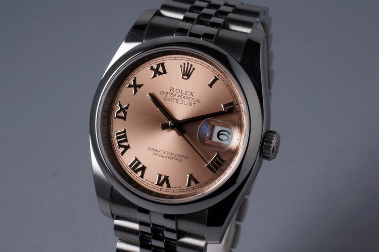 2014 Rolex Datejust 116200 with Box and Papers
