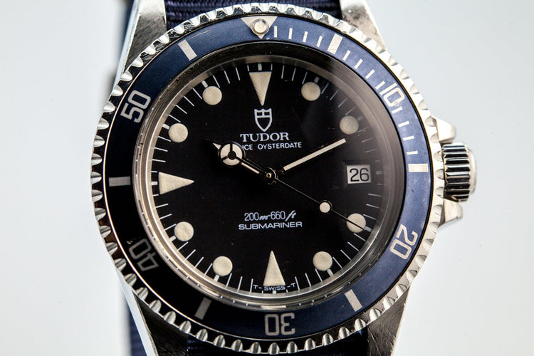 1990 Tudor Submariner 79090 Black Dial