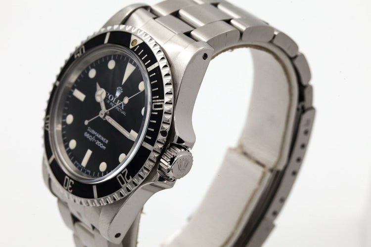 1982 Rolex Submariner 5513 Mark IV Maxi Dial