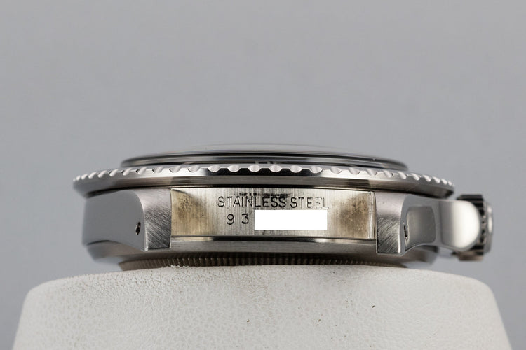 1986 Rolex Submariner 5513 Glossy "SWISS" Only Luminova Service Dial with Box and Papers