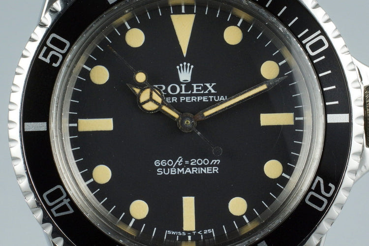 1967 Rolex Submariner 5513 Pre Comex Dial