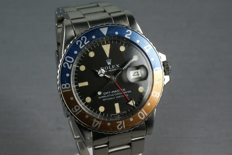 Rolex GMT 1675 with Mark 1 Dial