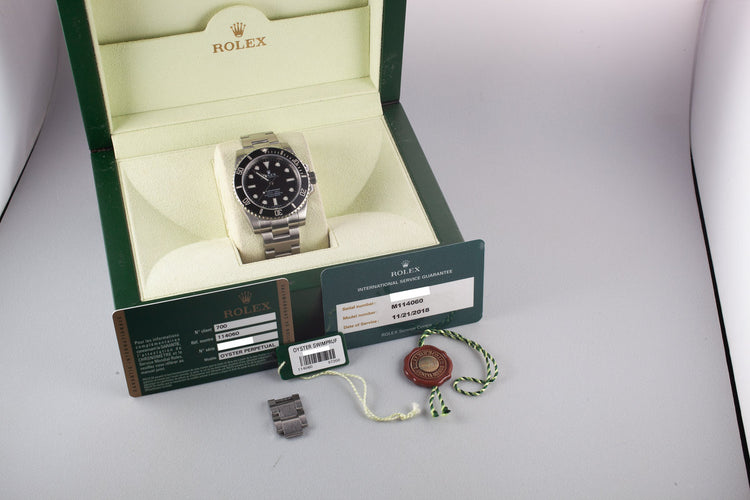 2012 Rolex Ceramic Submariner 114060 with Box and Papers