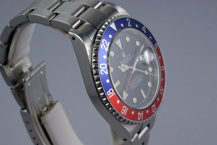 2000 Rolex GMT II 16710 with Box and Papers