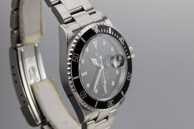 2007 Rolex Submariner 16610 with Box and Papers