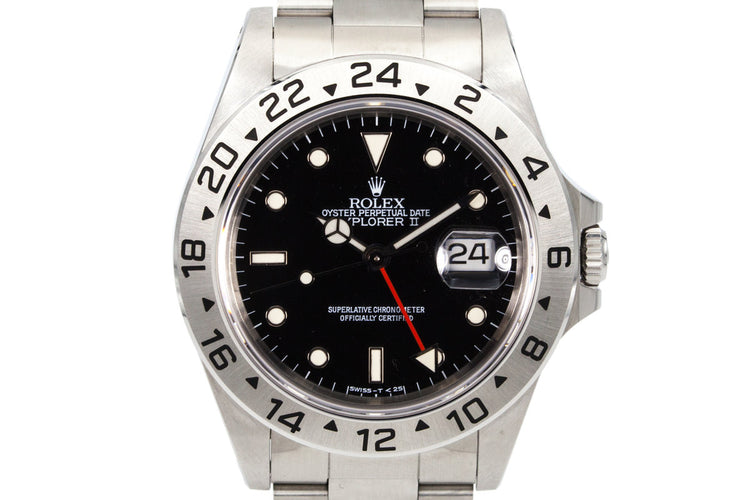 1993 Rolex Explorer II 16570 Black Dial