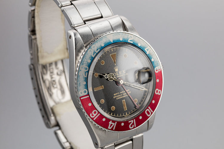 1959 Rolex GMT-Master 6542 Gilt Dial with Chronometer Papers and Service Papers