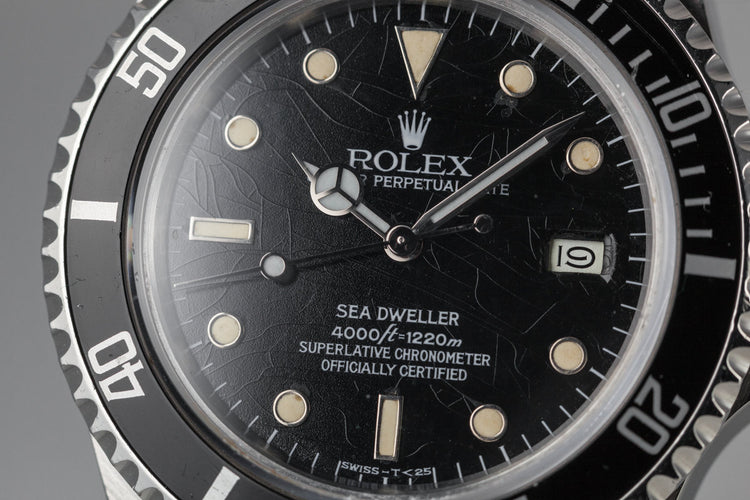 1983 Rolex Sea-Dweller 16660 with "Spider" Dial