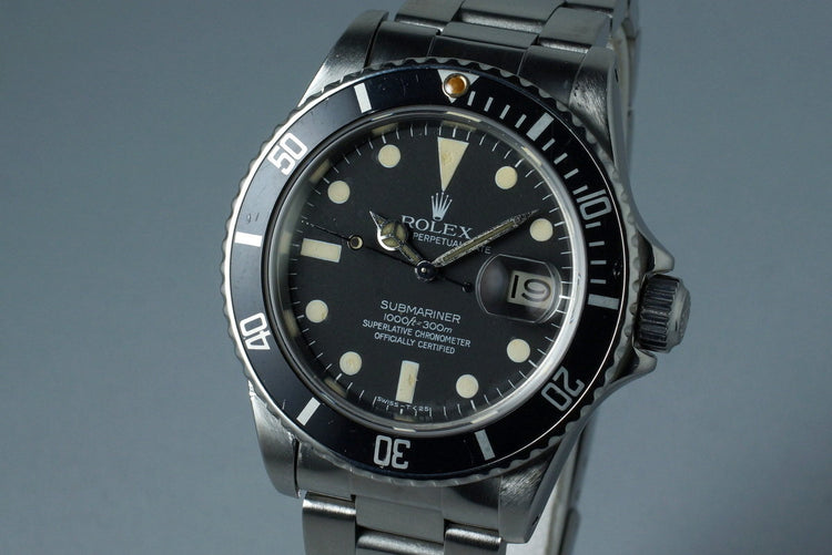 1982 Rolex Submariner 16800