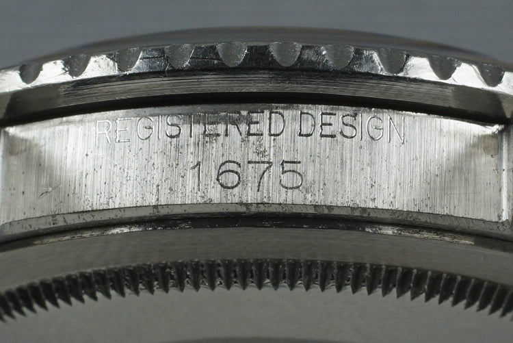 1968 Rolex GMT 1675 Mark I Dial
