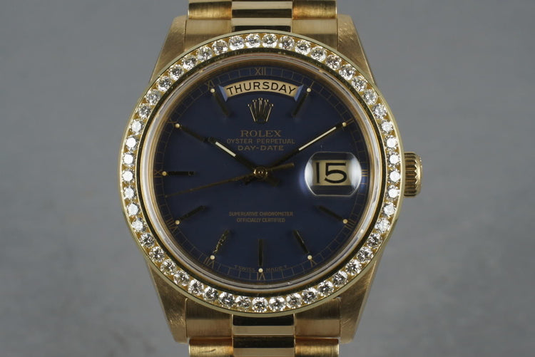 1982 President 18038 with Diamond Bezel