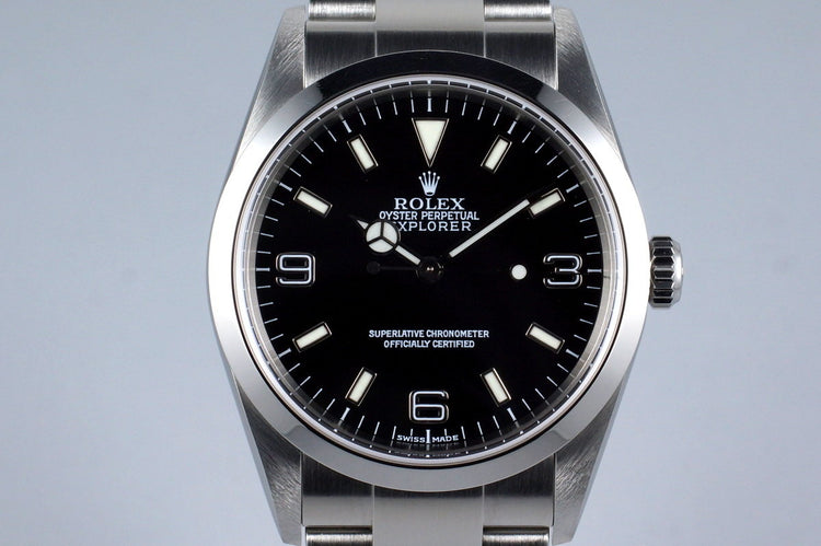 2001 Rolex Explorer 114270 with Box and Papers