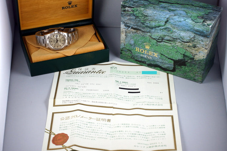 1999 Rolex DateJust 16264 Thunderbird with Box and Papers