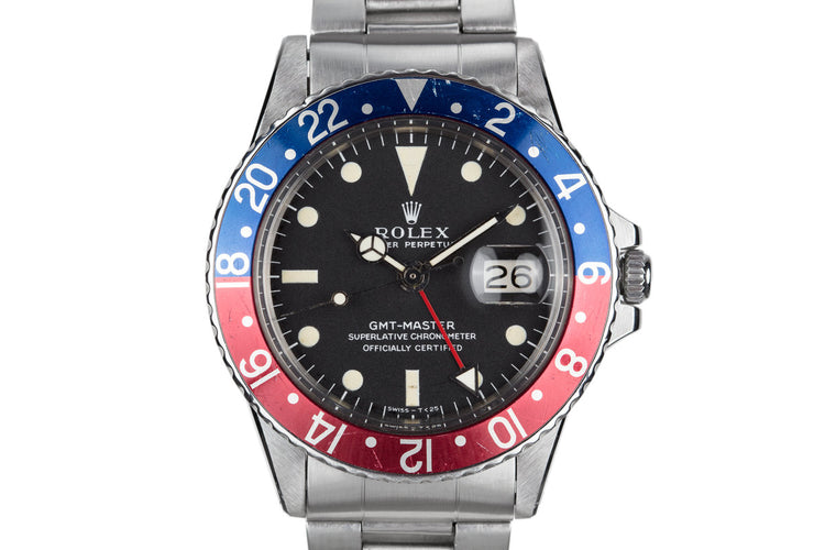 1970 Rolex GMT-Master 1675 "Pepsi" with Box and Papers