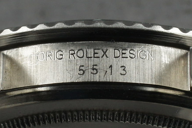 1986 Rolex Submariner SPIDER Dial Ref: 5513