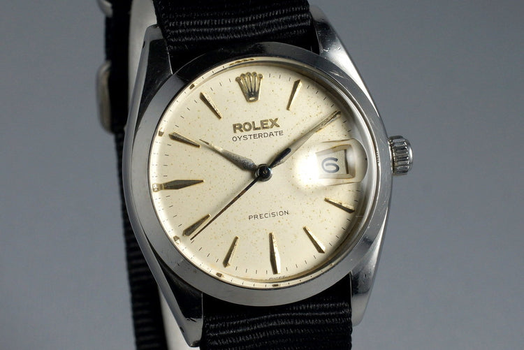 1960 Rolex OysterDate 6694 Cream Dial