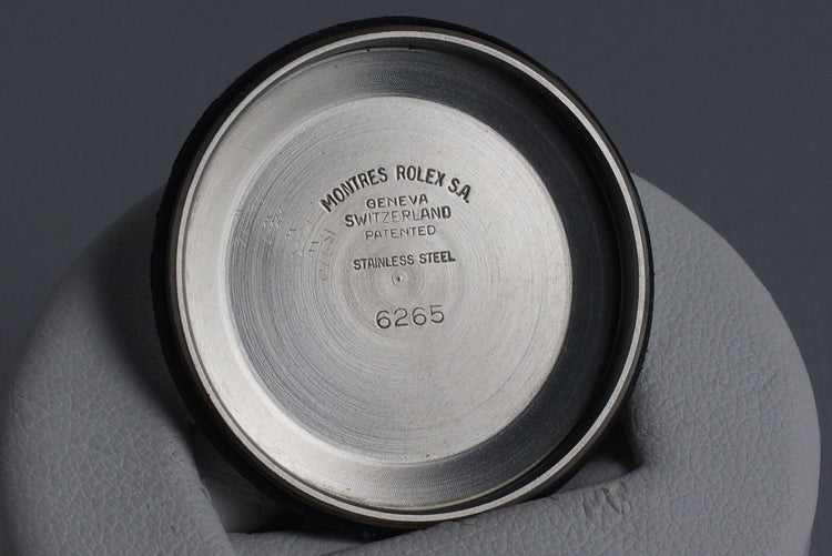 1972 Rolex Daytona 6265 Black Sigma Dial with RSC Papers