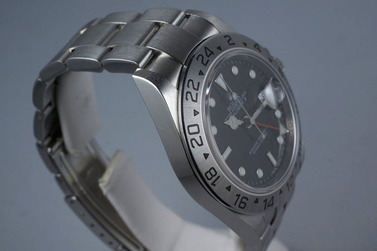 2009 Rolex Explorer II 16570 with 3186 Movement with Box and Papers