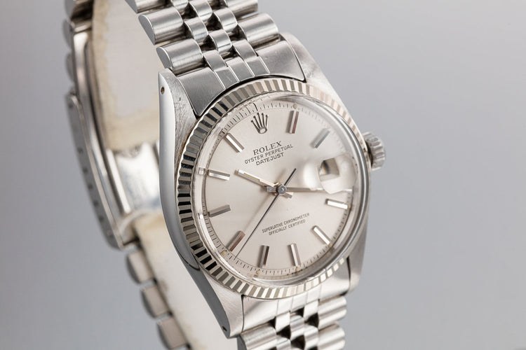 1975 Rolex DateJust 1601 Silver Dial