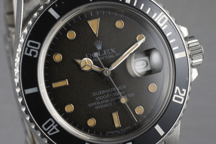 1983 Rolex Submariner 16800 Tropical Dial