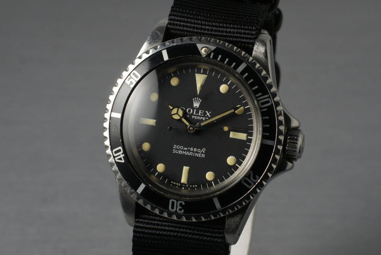 1967 Rolex Submariner 5513 Meters First