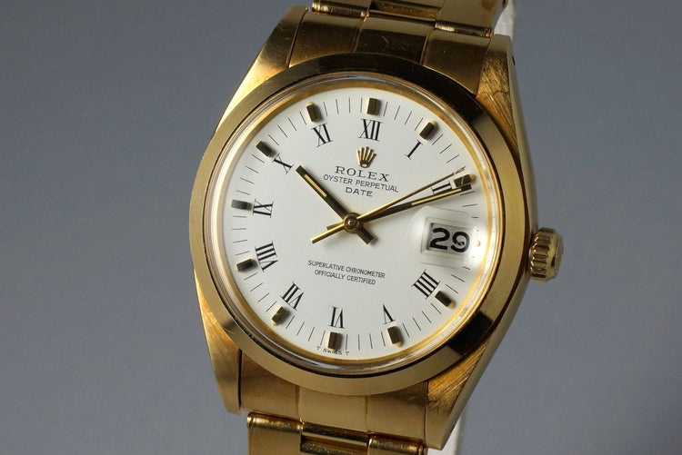 1975 Rolex YG Date 1500