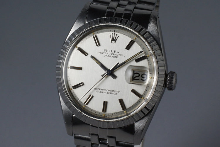 1972 Rolex DateJust 1603 Silver Sigma Dial