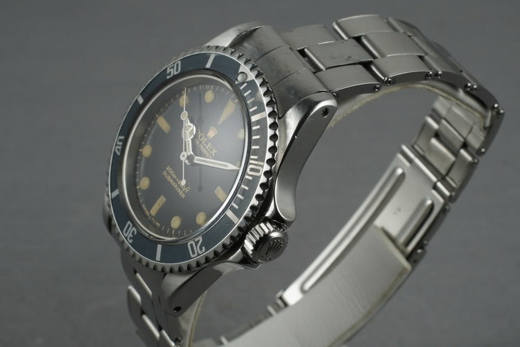 1965 Rolex Submariner 5513 with Bart Simpson Gilt Dial