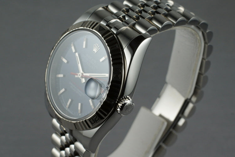 2005 Rolex DateJust 116264 Turn-O-Graph with Navy Dial