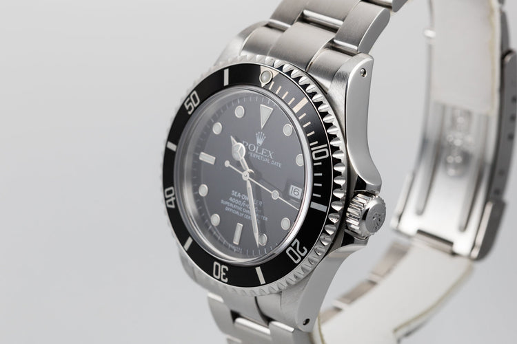 1999 Rolex Sea-Dweller 16600 with SWISS Only Dial