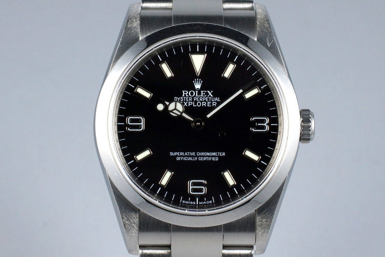 2007 Rolex Explorer 114270 with Box and Papers