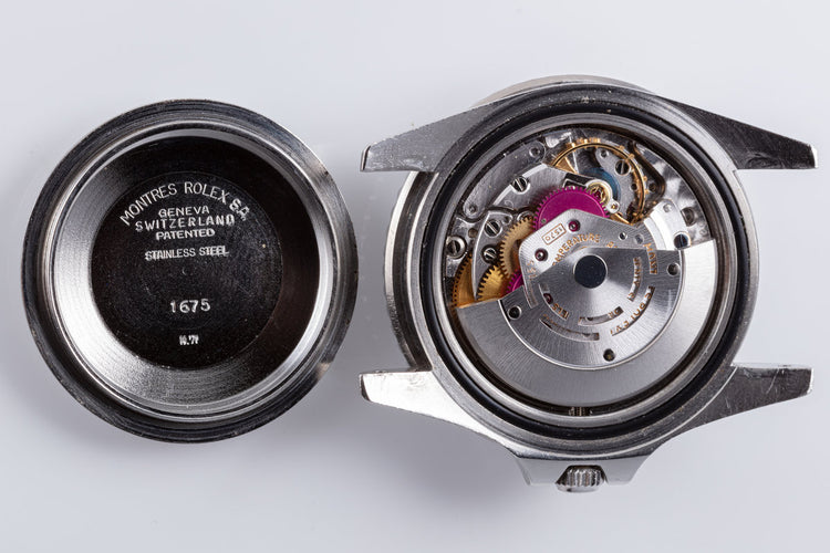 1971 Unpolished Vintage Rolex GMT-Master 1675 MK II Dial