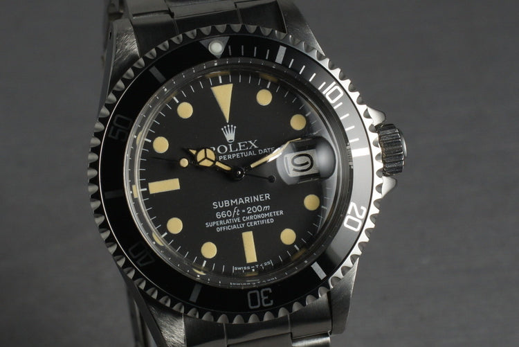 Rolex Submariner 1680 with creamy dial