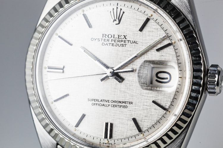1971 Rolex DateJust 1601 with Linen Dial