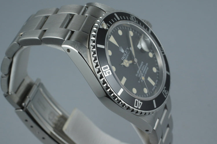 1983 Rolex Submariner 16800 with Box and Papers