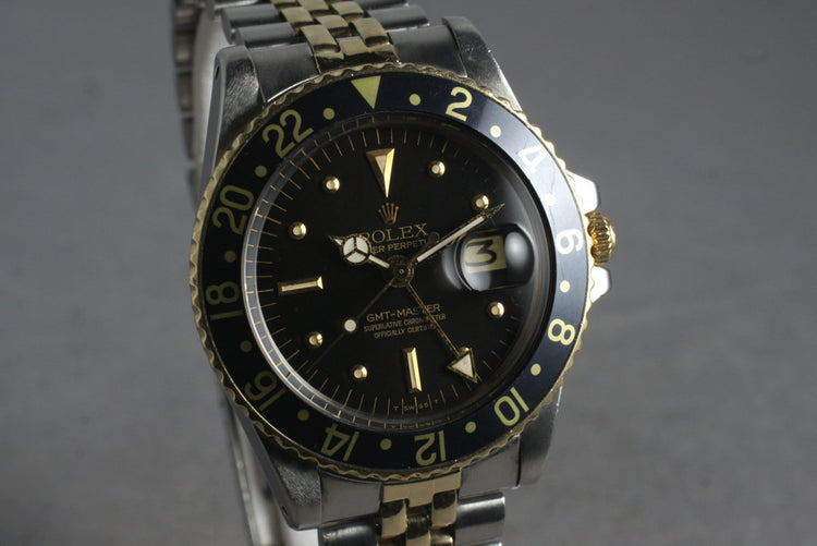 1978 Rolex Two Tone GMT 1675 with Box and Papers