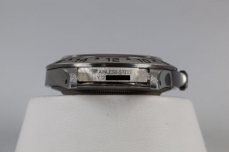 2002 Rolex Explorer II 16570 with Black Dial