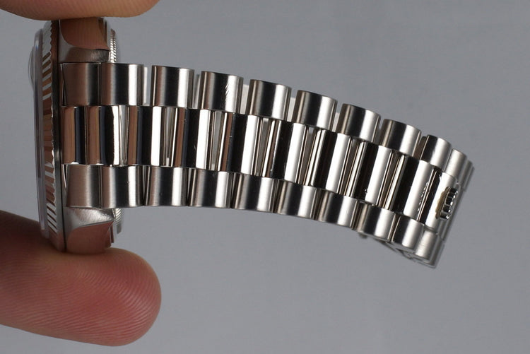 1978 WG Rolex Day-Date 18039 Blue Dial