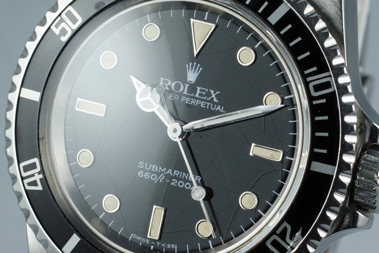 1985 Rolex Submariner 5513 Spider Dial