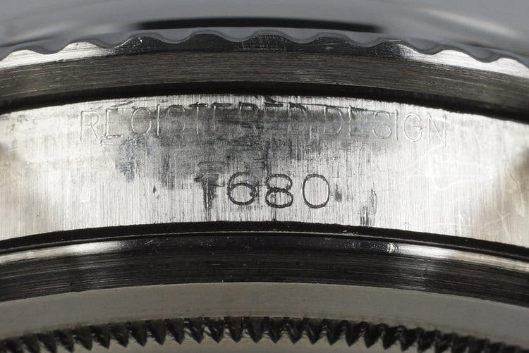 1970 Rolex Red Submariner 1680 Mark IV Dial