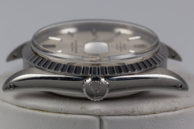 1973 Rolex DateJust 1603 Silver Dial with Service Papers