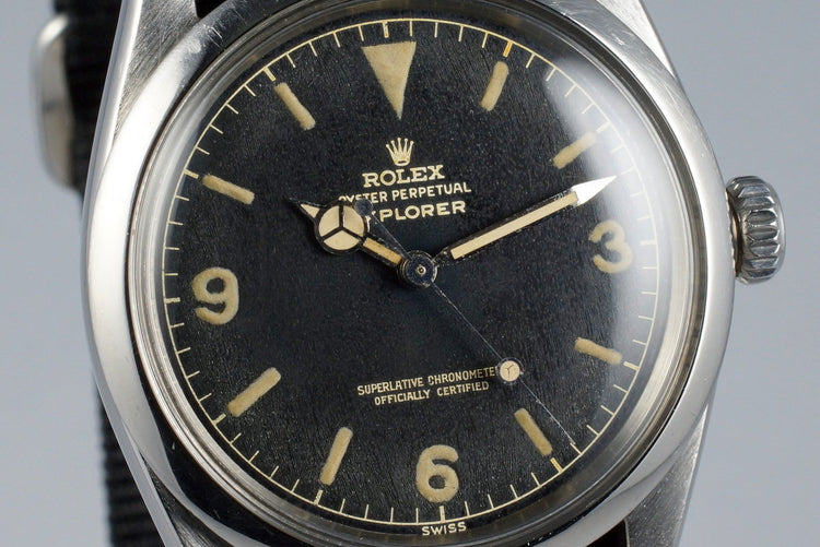 1960 Rolex Explorer 1016 Glossy Gilt Dial with Papers