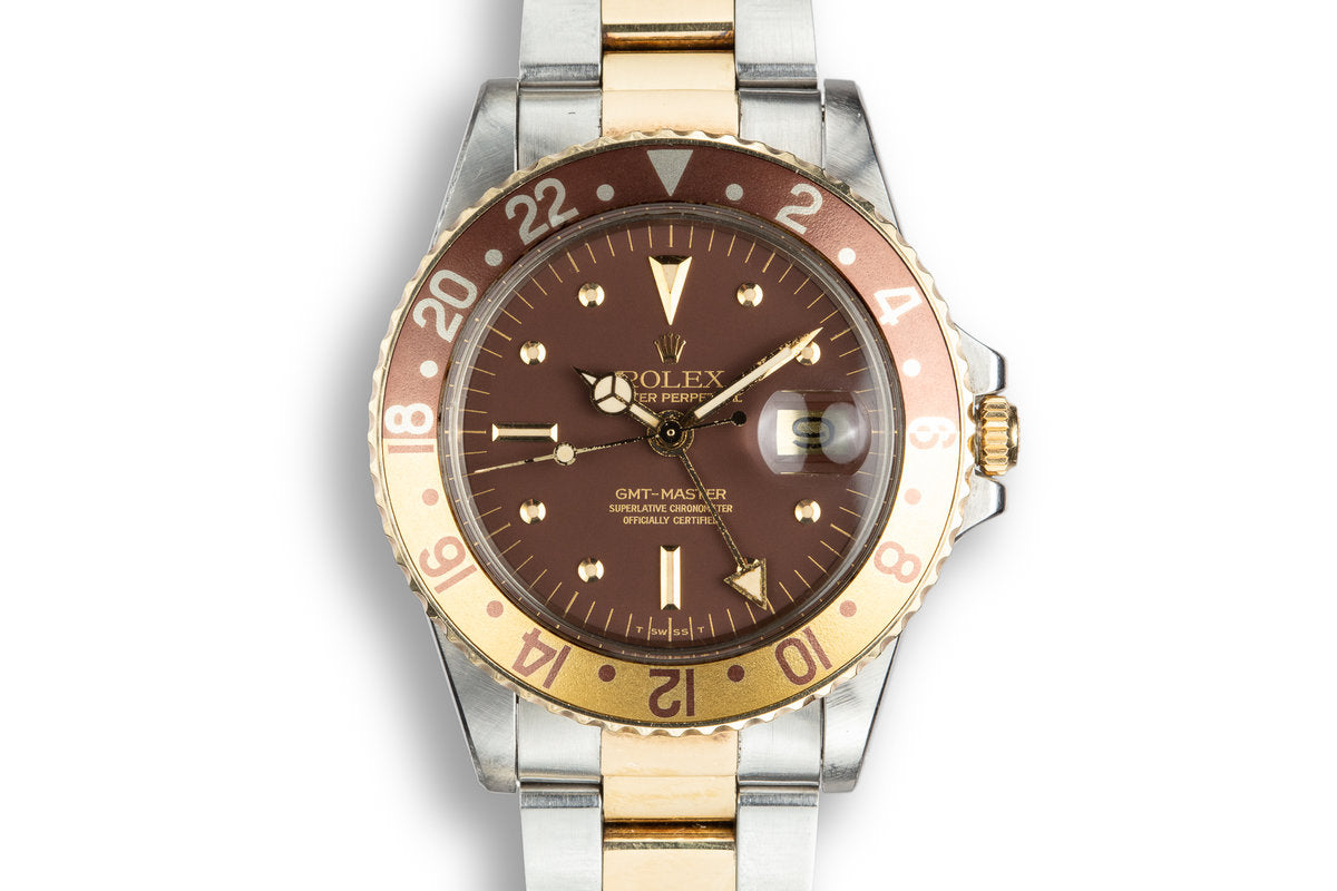HQ Milton - 1978 Rolex Two-Tone GMT-Master 1675 with Matte Root