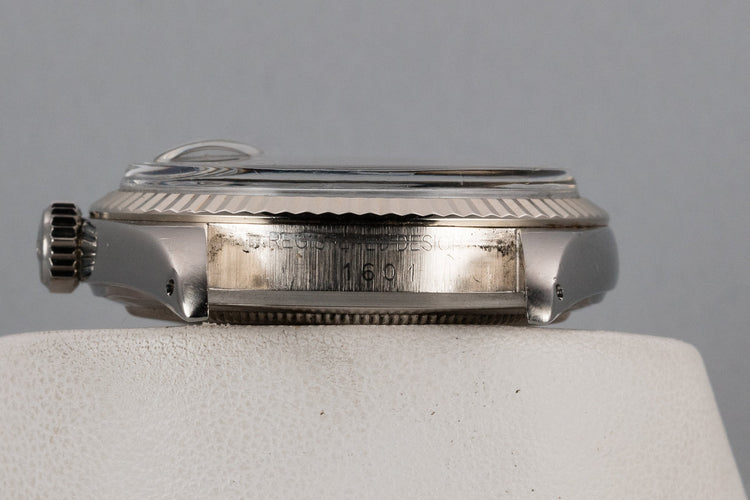 1973 Rolex DateJust 1601 Blue Sigma Dial